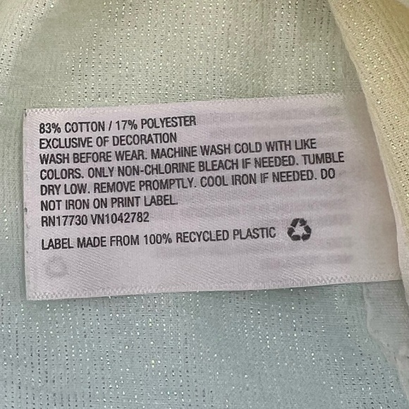 Cat & Jack Pink Blue Yellow Iridescent Ombre Swim Cover Up Size Small Girl’s - Picture 5 of 5